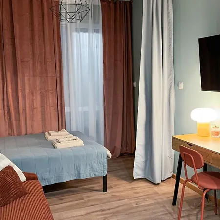 아파트 Sage With Terrace #free Parking #self Check-in *